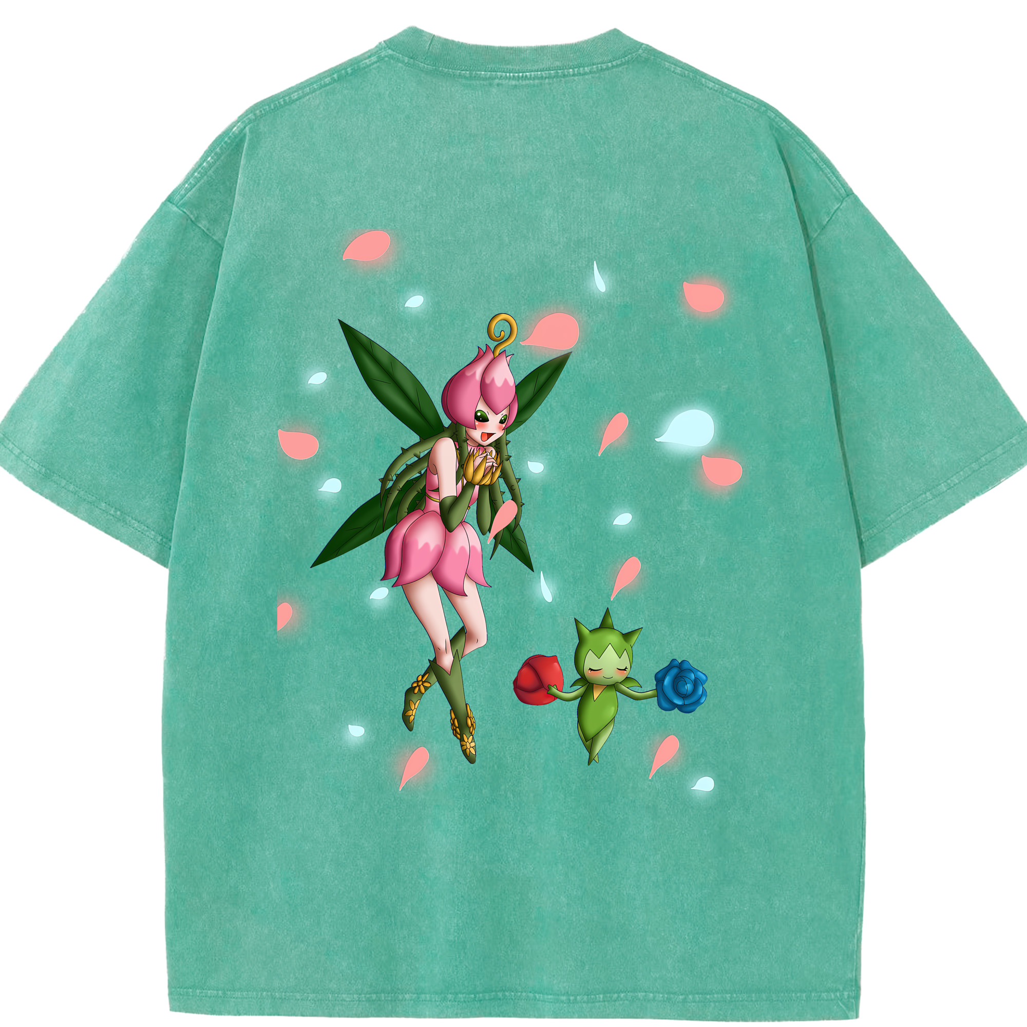 （画像用） Digimon デジタルモンスター/デジモン 綿100% ヴィンテージ風 半袖Tシャツ（背面プリント）